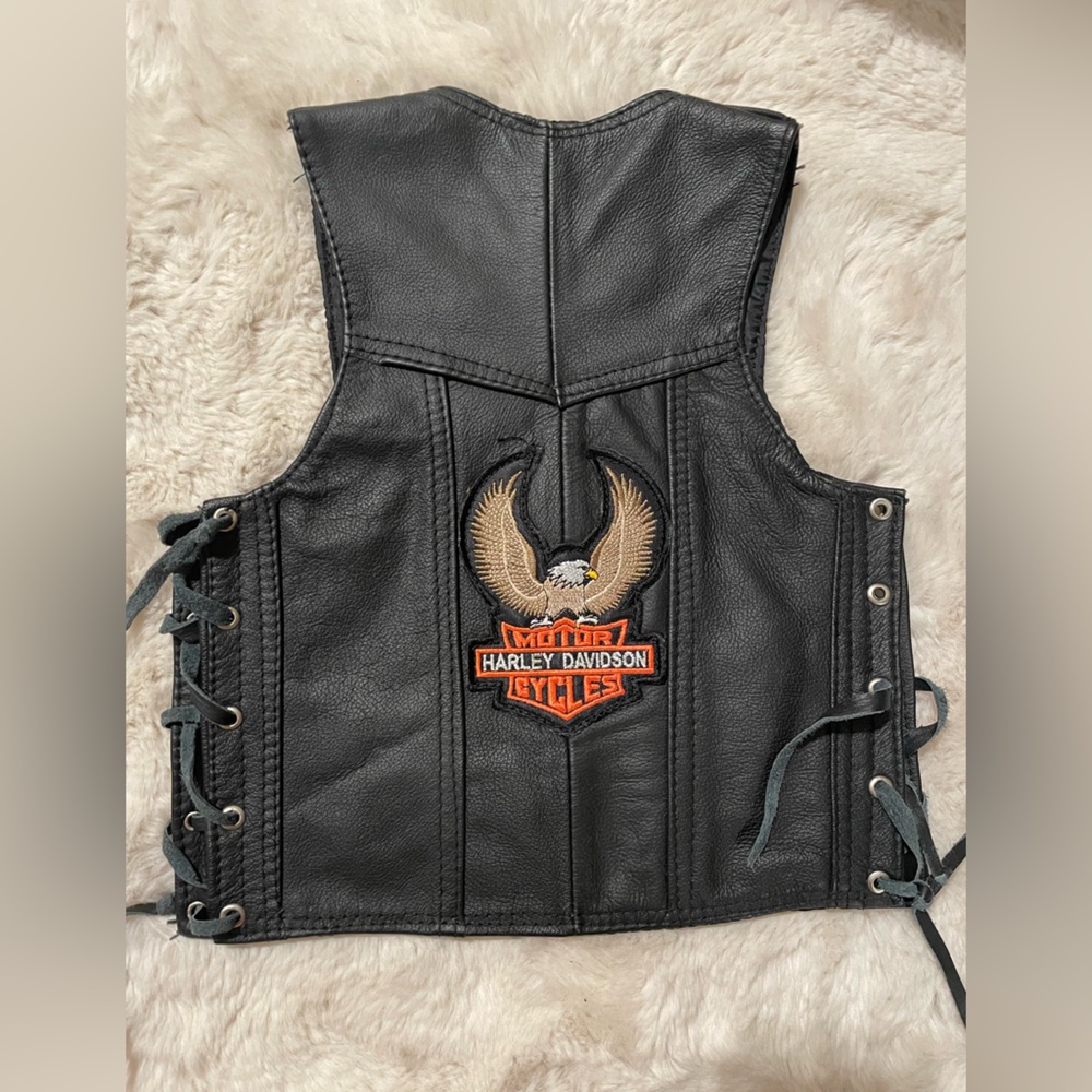 HARLEY DAVIDSON VEST GENUINE LEATHER